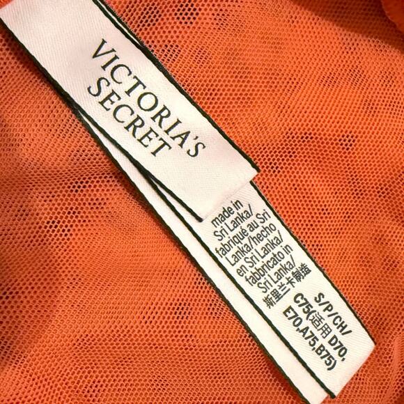 Victoria's Secret Coral Pink Lightweight Lace Bralette Size Small - Picture 4 of 5